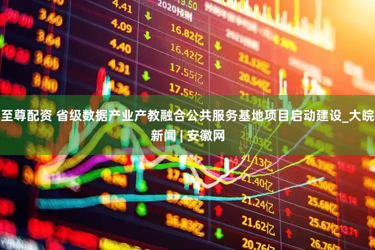 至尊配资 省级数据产业产教融合公共服务基地项目启动建设_大皖新闻 | 安徽网
