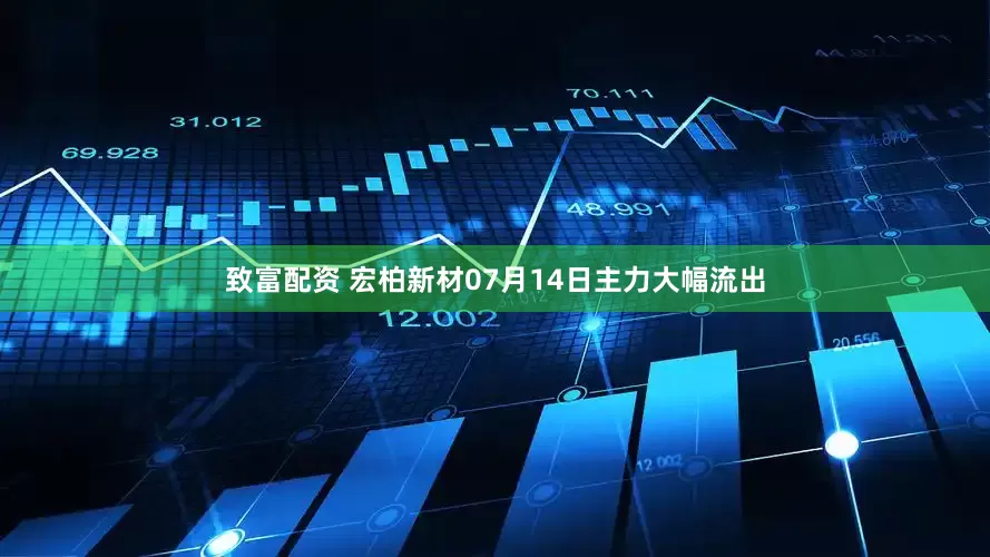 致富配资 宏柏新材07月14日主力大幅流出