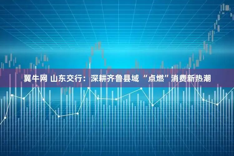 翼牛网 山东交行：深耕齐鲁县域 “点燃”消费新热潮
