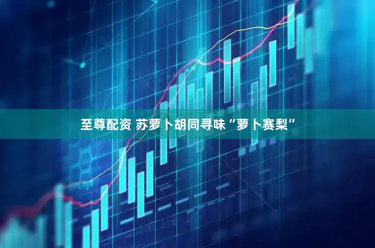 至尊配资 苏萝卜胡同寻味“萝卜赛梨”